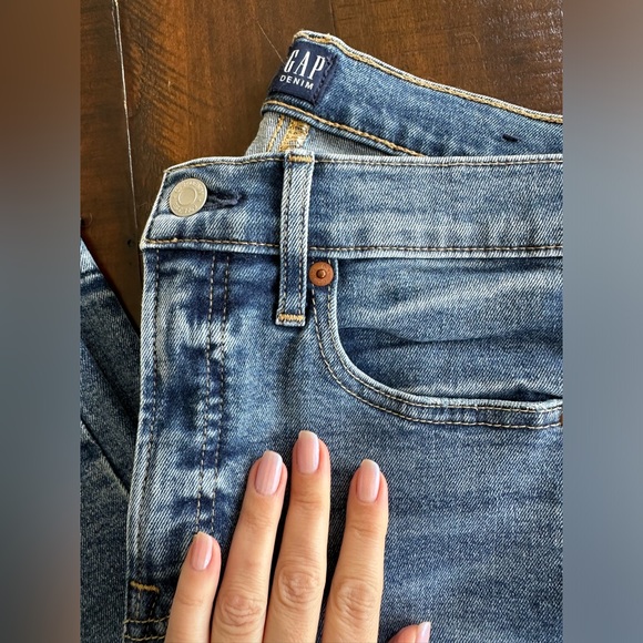 GAP Denim True Skinny Blue Jeans Size 28 Regular - Picture 8 of 10